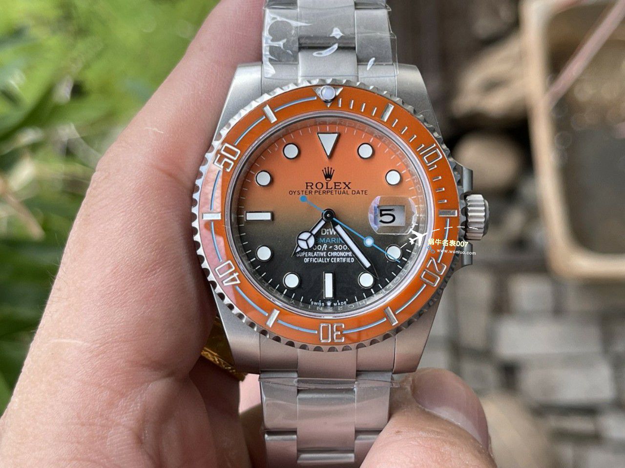 DIW Submariner PARAKEET 新品 copy customized 款 Rolex SUB水鬼 / R791