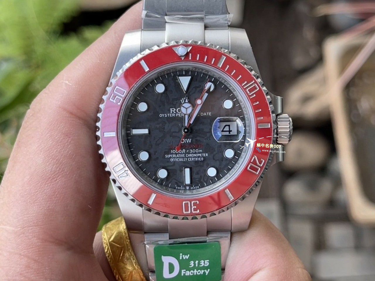 DIW Submariner PARAKEET 新品 copy customized 款 Rolex SUB水鬼 / R791