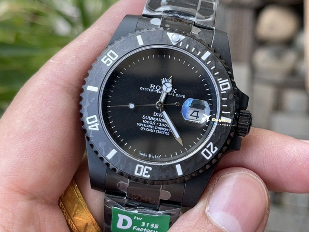 DIW Submariner PARAKEET 新品 copy customized 款 Rolex SUB水鬼 / R791