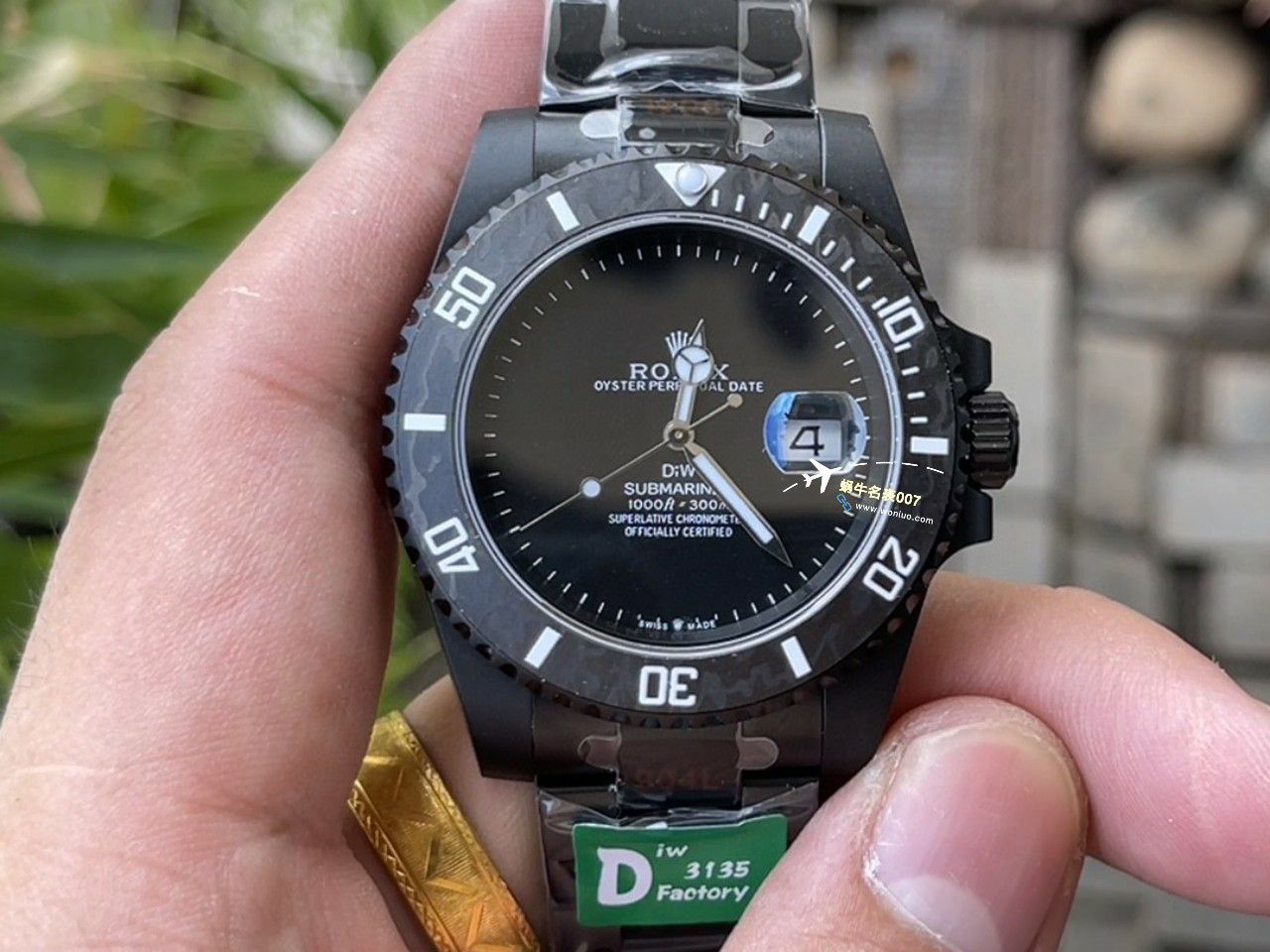 DIW Submariner PARAKEET 新品 copy customized 款 Rolex SUB水鬼 / R791
