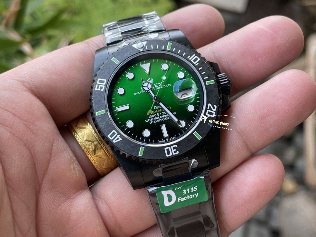 DIW Submariner PARAKEET 新品 copy customized 款 Rolex SUB水鬼 / R791