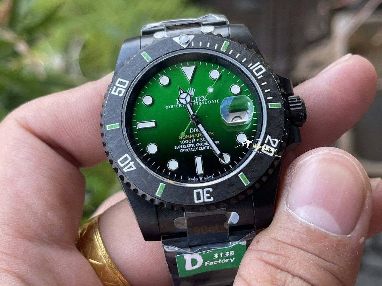DIW Submariner PARAKEET 新品 copy customized 款 Rolex SUB水鬼 / R791