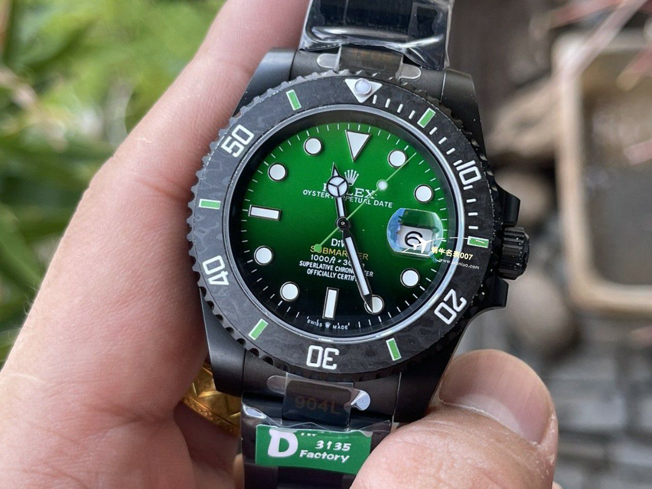 DIW Submariner PARAKEET 新品 copy customized 款 Rolex SUB水鬼 / R791