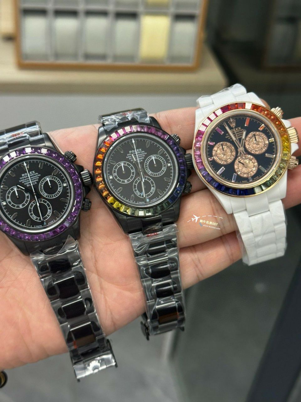 N Factory  top  Rolex 全 Composite 粉红 Ditongna 4130 Movement  / R772