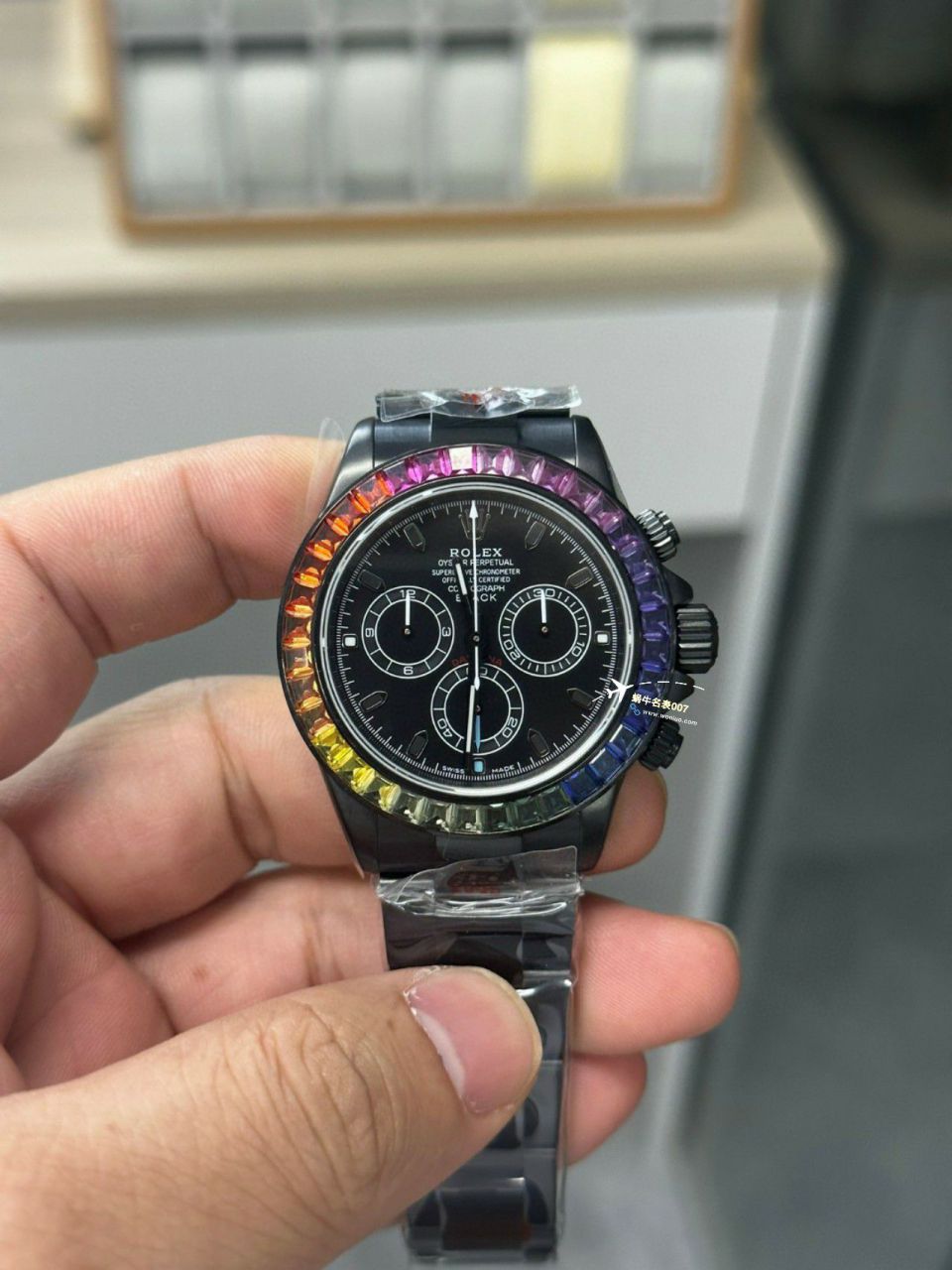 N Factory  top  Rolex 全 Composite 粉红 Ditongna 4130 Movement  / R772