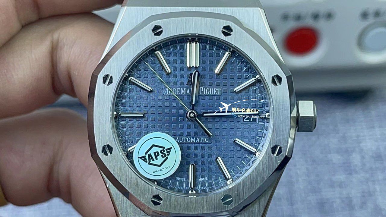 APS Factory Audemars Piguet 皇家橡树37毫米15450ST.OO.1256ST.01，15450ST.OO.1256ST.02，15450ST.OO.1256ST.03 Perfect   Replica Watches  / AP261