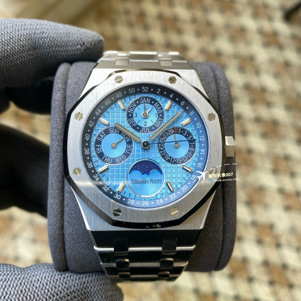 APS Factory Audemars Piguet 万年历26574PT.OO.1220PT.01，26574BA.OO.1220BA.01，26574ST.OO.1220ST.03 Perfect  Replica Copy  Watches  / AP262