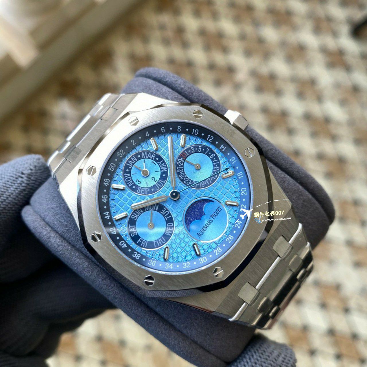 APS Factory Audemars Piguet 万年历26574PT.OO.1220PT.01，26574BA.OO.1220BA.01，26574ST.OO.1220ST.03 Perfect  Replica Copy  Watches  / AP262