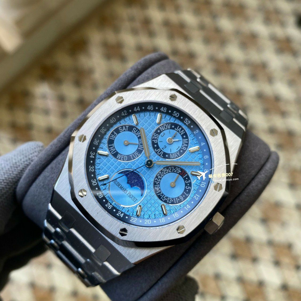APS Factory Audemars Piguet 万年历26574PT.OO.1220PT.01，26574BA.OO.1220BA.01，26574ST.OO.1220ST.03 Perfect  Replica Copy  Watches  / AP262