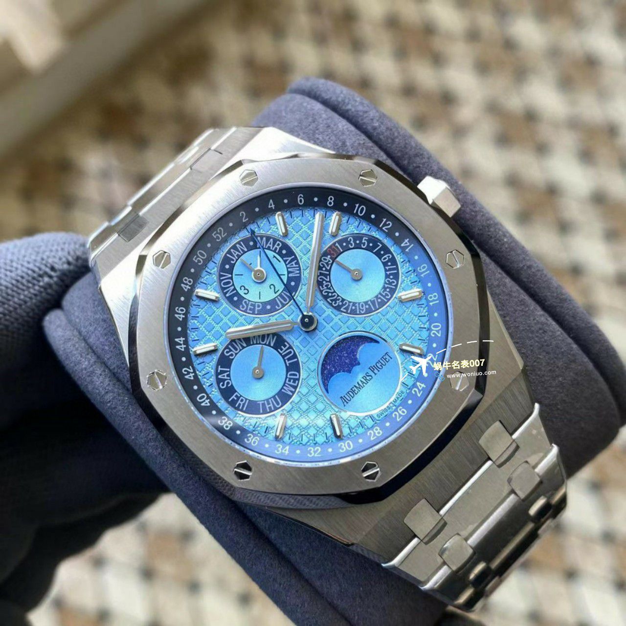 APS Factory Audemars Piguet 万年历26574PT.OO.1220PT.01，26574BA.OO.1220BA.01，26574ST.OO.1220ST.03 Perfect  Replica Copy  Watches  / AP262