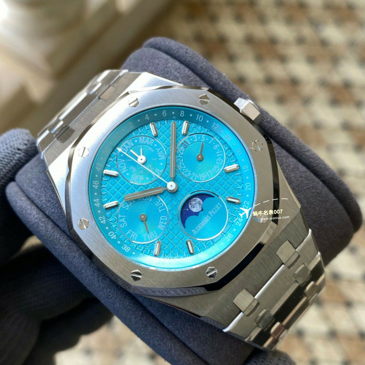 APS Factory Audemars Piguet 万年历26574PT.OO.1220PT.01，26574BA.OO.1220BA.01，26574ST.OO.1220ST.03 Perfect  Replica Copy  Watches  / AP262