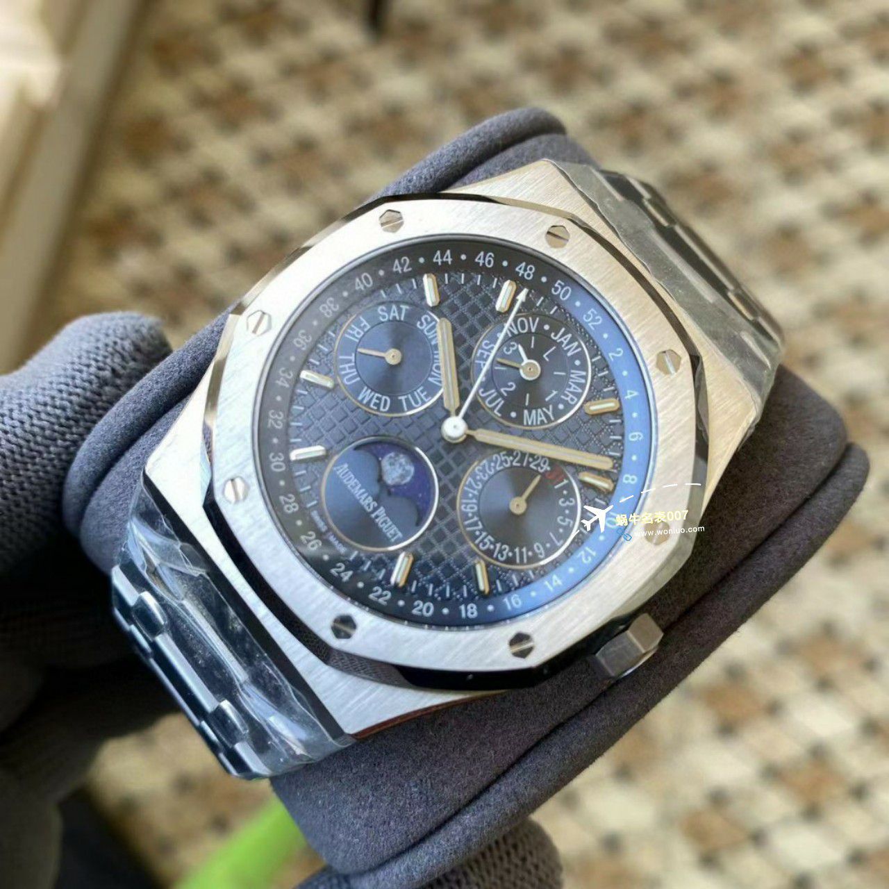 APS Factory Audemars Piguet 万年历26574PT.OO.1220PT.01，26574BA.OO.1220BA.01，26574ST.OO.1220ST.03 Perfect  Replica Copy  Watches  / AP262