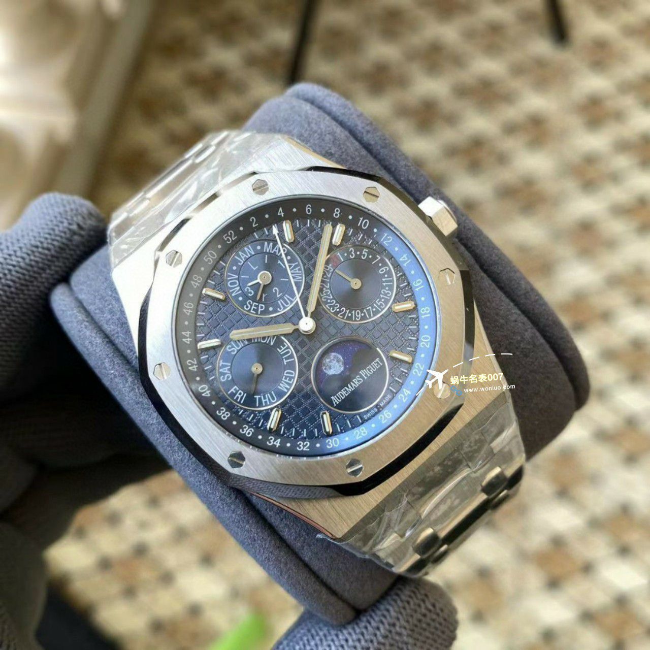 APS Factory Audemars Piguet 万年历26574PT.OO.1220PT.01，26574BA.OO.1220BA.01，26574ST.OO.1220ST.03 Perfect  Replica Copy  Watches  / AP262