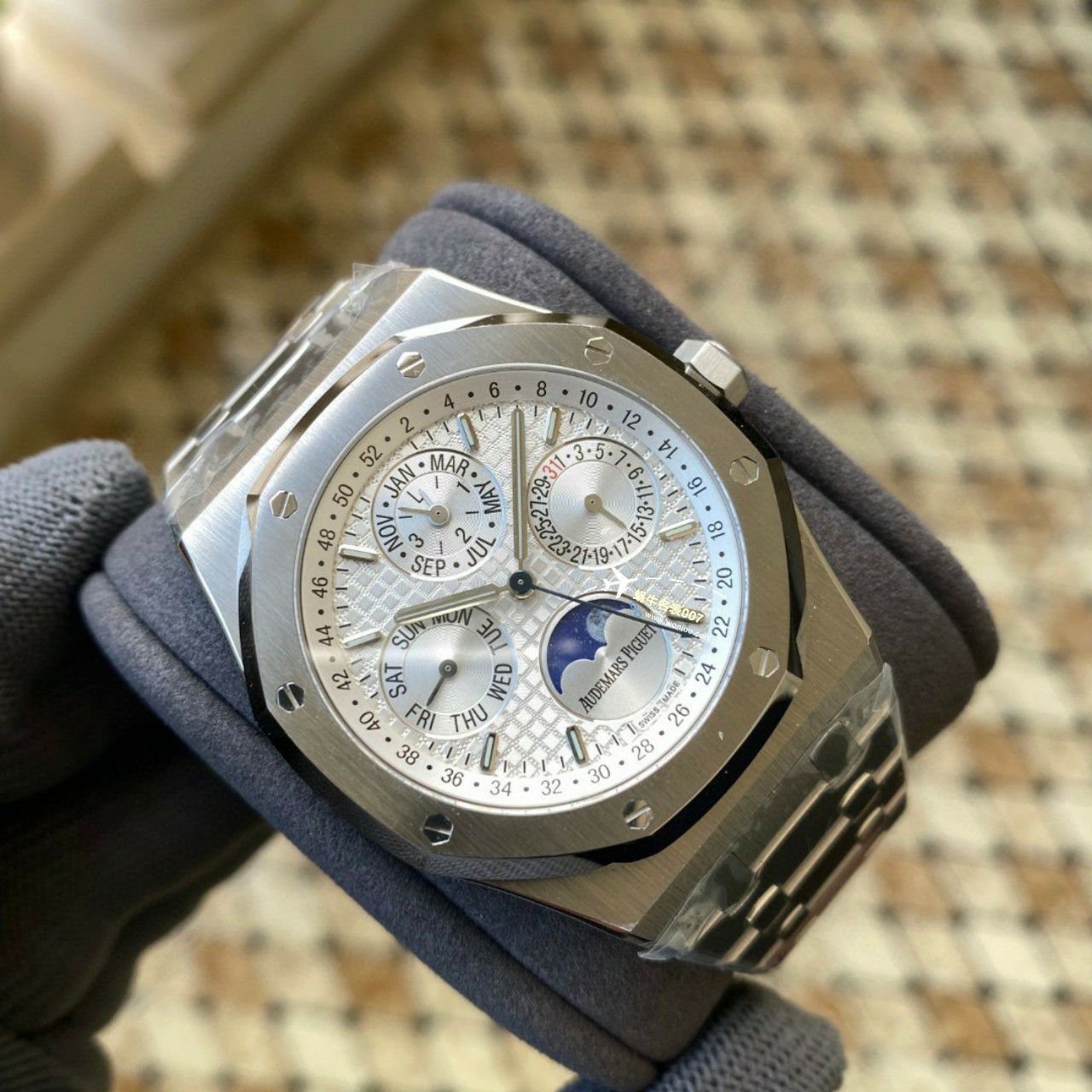 APS Factory Audemars Piguet 万年历26574PT.OO.1220PT.01，26574BA.OO.1220BA.01，26574ST.OO.1220ST.03 Perfect  Replica Copy  Watches  / AP262