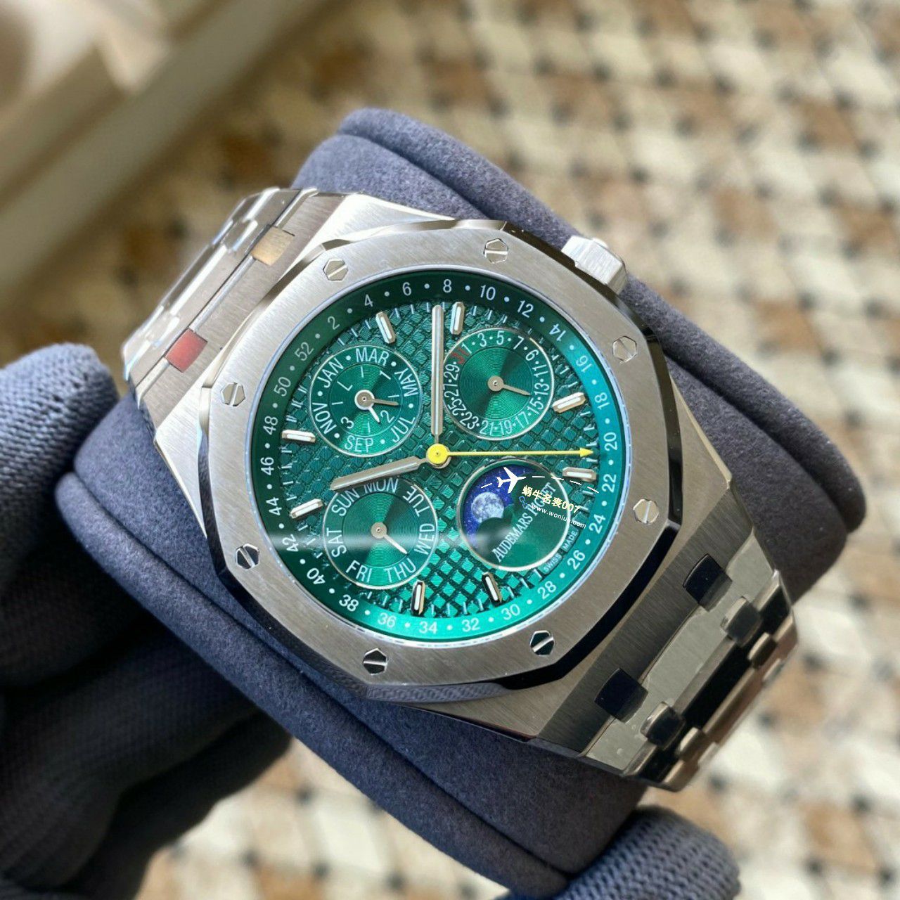 APS Factory Audemars Piguet 万年历26574PT.OO.1220PT.01，26574BA.OO.1220BA.01，26574ST.OO.1220ST.03 Perfect  Replica Copy  Watches  / AP262