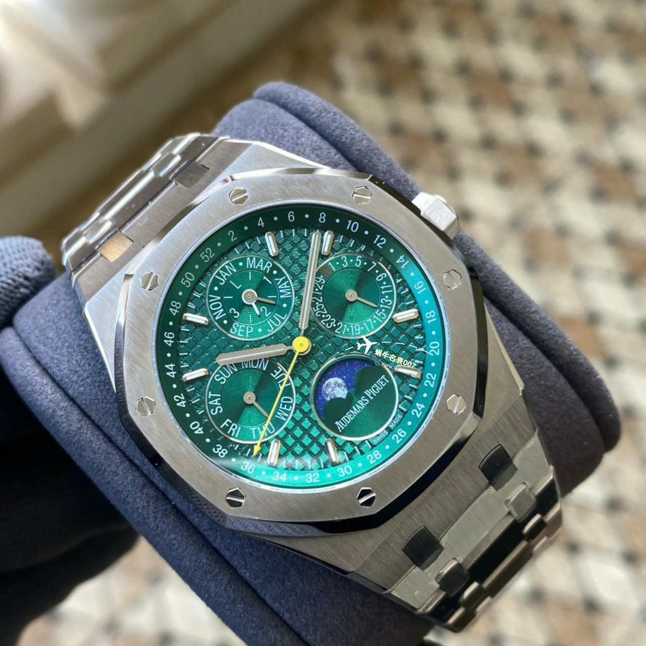 APS Factory Audemars Piguet 万年历26574PT.OO.1220PT.01，26574BA.OO.1220BA.01，26574ST.OO.1220ST.03 Perfect  Replica Copy  Watches  / AP262