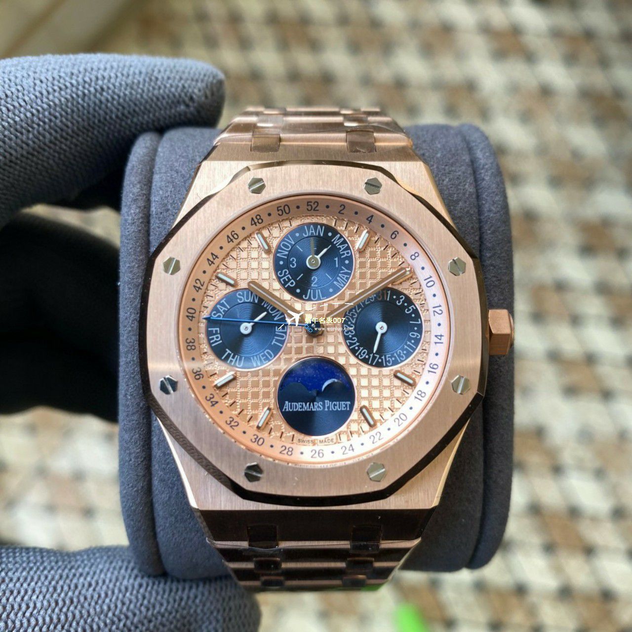 APS Factory Audemars Piguet 万年历26574PT.OO.1220PT.01，26574BA.OO.1220BA.01，26574ST.OO.1220ST.03 Perfect  Replica Copy  Watches  / AP262