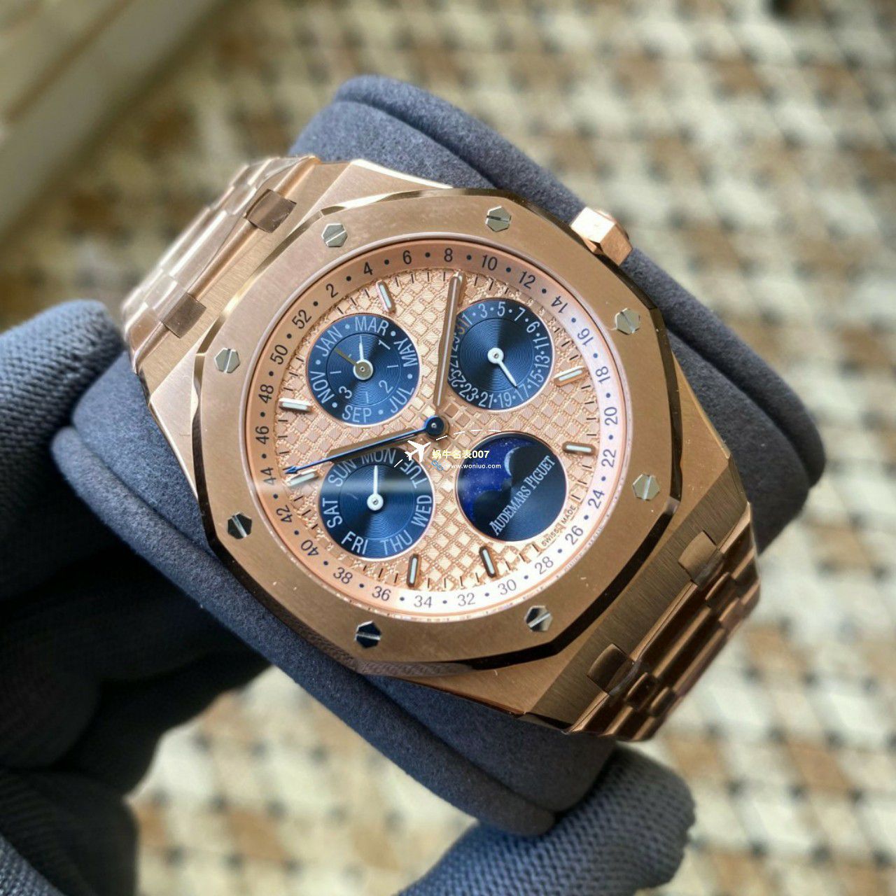 APS Factory Audemars Piguet 万年历26574PT.OO.1220PT.01，26574BA.OO.1220BA.01，26574ST.OO.1220ST.03 Perfect  Replica Copy  Watches  / AP262