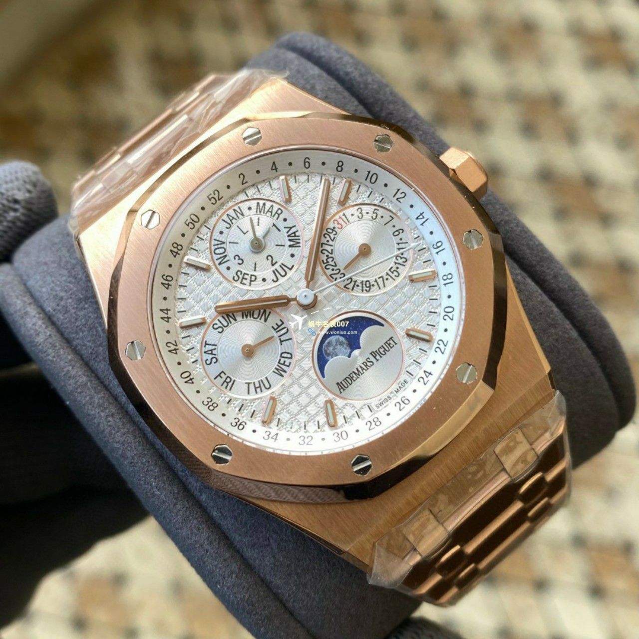 APS Factory Audemars Piguet 万年历26574PT.OO.1220PT.01，26574BA.OO.1220BA.01，26574ST.OO.1220ST.03 Perfect  Replica Copy  Watches  / AP262