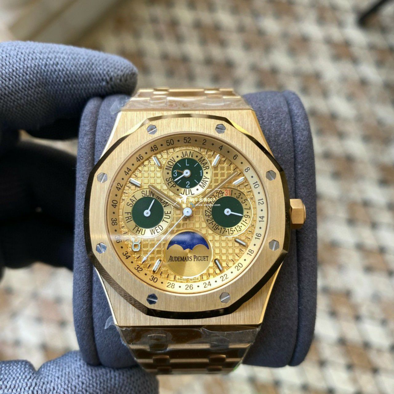 APS Factory Audemars Piguet 万年历26574PT.OO.1220PT.01，26574BA.OO.1220BA.01，26574ST.OO.1220ST.03 Perfect  Replica Copy  Watches  / AP262