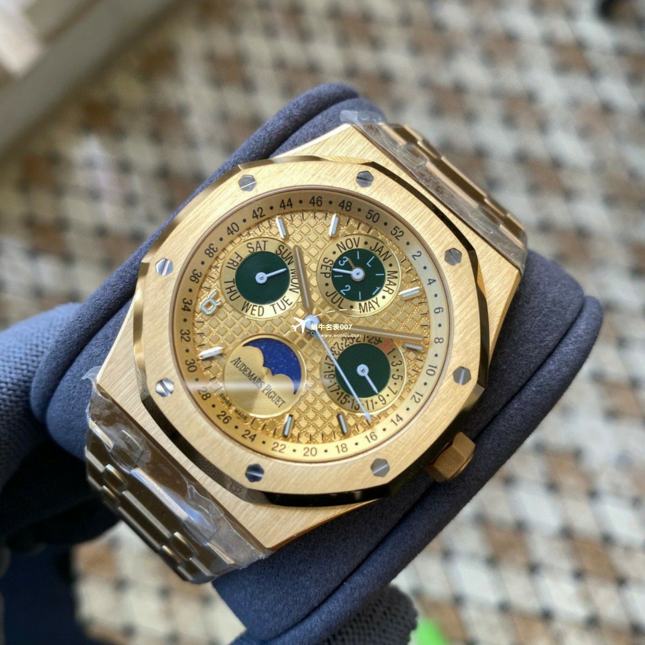 APS Factory Audemars Piguet 万年历26574PT.OO.1220PT.01，26574BA.OO.1220BA.01，26574ST.OO.1220ST.03 Perfect  Replica Copy  Watches  / AP262