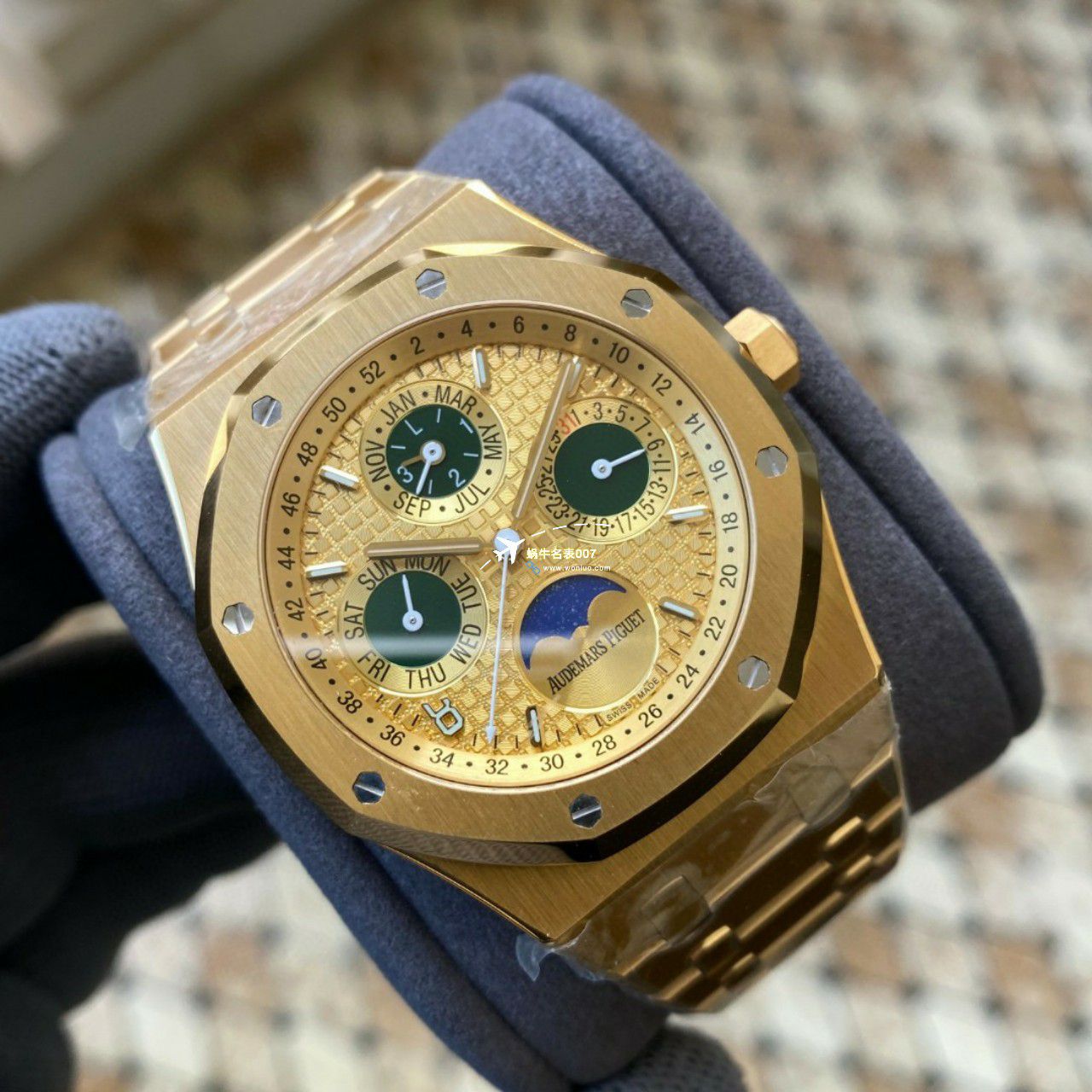 APS Factory Audemars Piguet 万年历26574PT.OO.1220PT.01，26574BA.OO.1220BA.01，26574ST.OO.1220ST.03 Perfect  Replica Copy  Watches  / AP262
