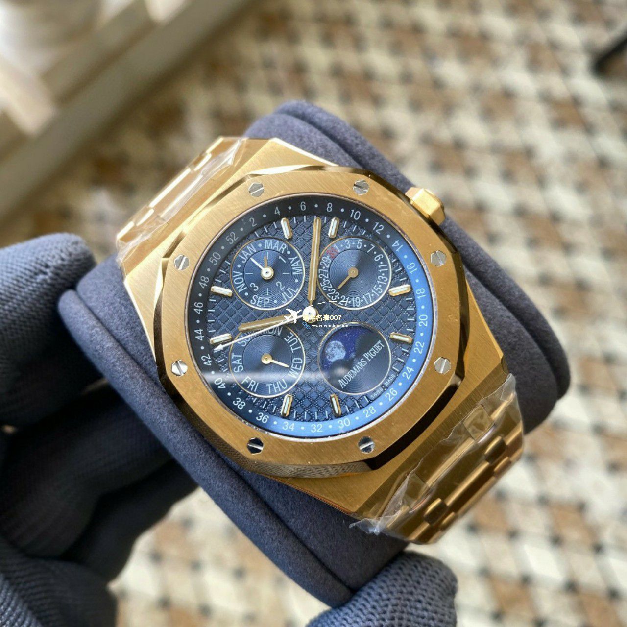 APS Factory Audemars Piguet 万年历26574PT.OO.1220PT.01，26574BA.OO.1220BA.01，26574ST.OO.1220ST.03 Perfect  Replica Copy  Watches  / AP262