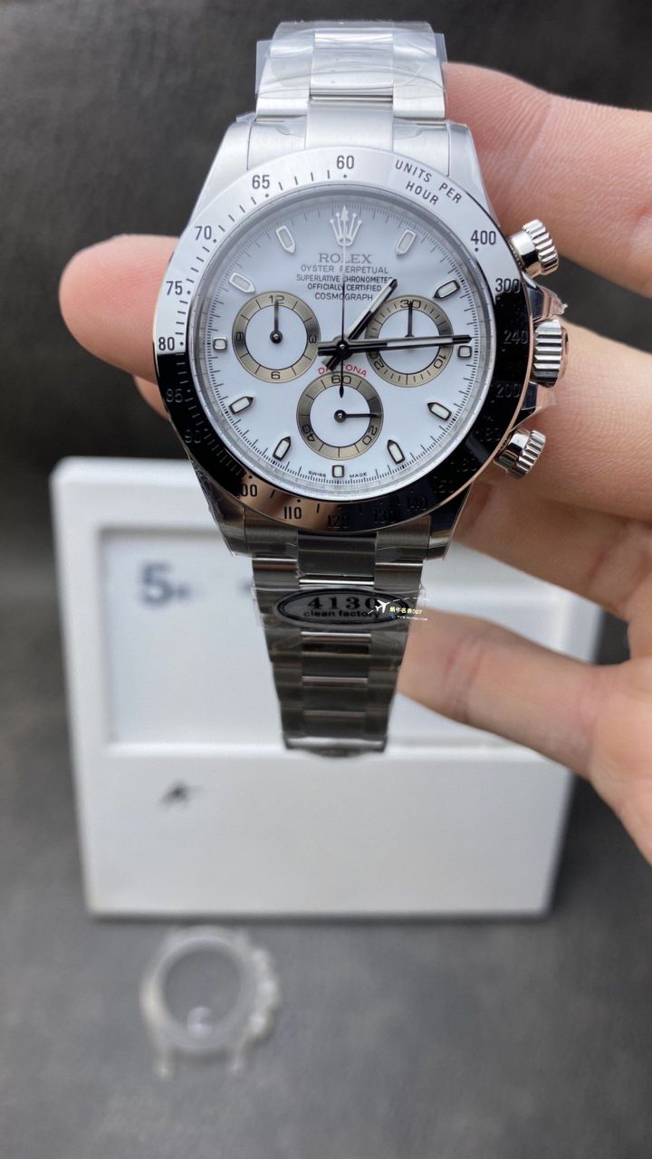 Clean/C Factory  Rolex 灰胶 Ditongna m126519ln-0006 Perfect 个 Copy  Replica Watches  / R776