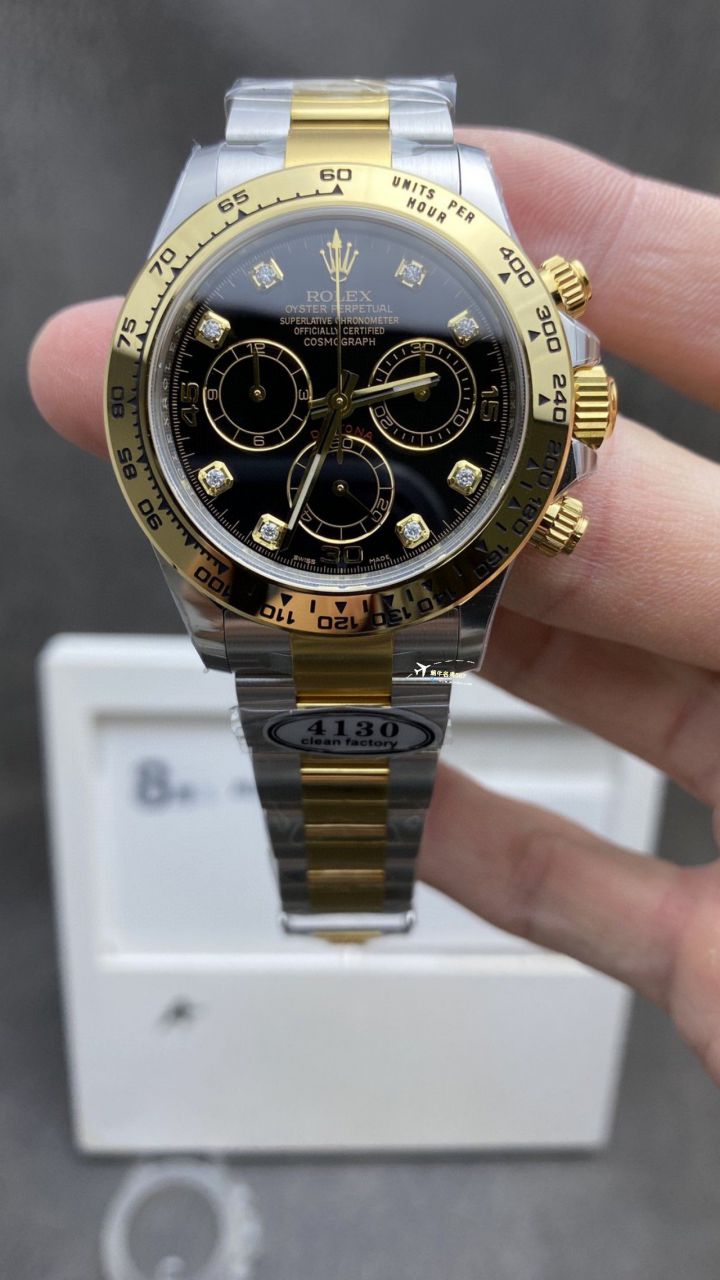 Clean Factory  Rolex 宇宙计时 Ditongna 白金4130 Movement  Watches  / R797