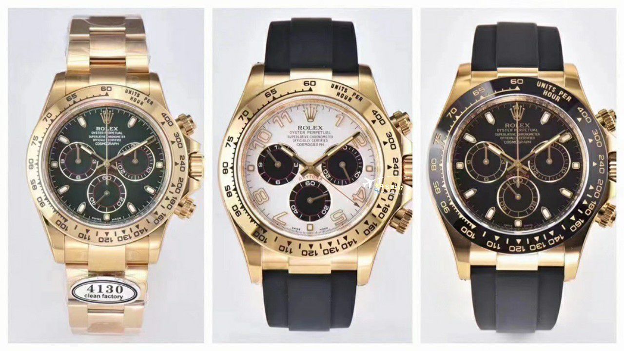 Clean Factory  Rolex 宇宙计时 Ditongna 白金4130 Movement  Watches  / R797