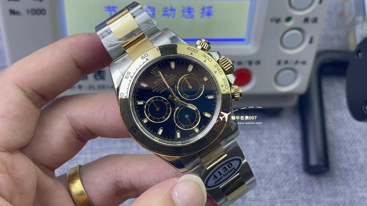  Video analysis clean，C Factory  Rolex  Ditongna 熊猫迪m116500ln-0001 High quality   Replica Watches  / R779