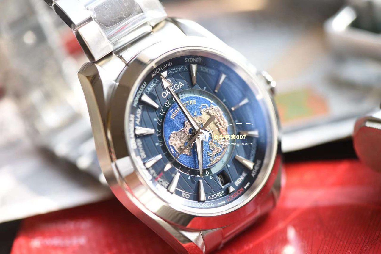 VS Factory OMEGA Seamaster 150世界时绿面盘 Perfect  Replica Watches 220.30.43.22.10.001 wrist watches  / M786