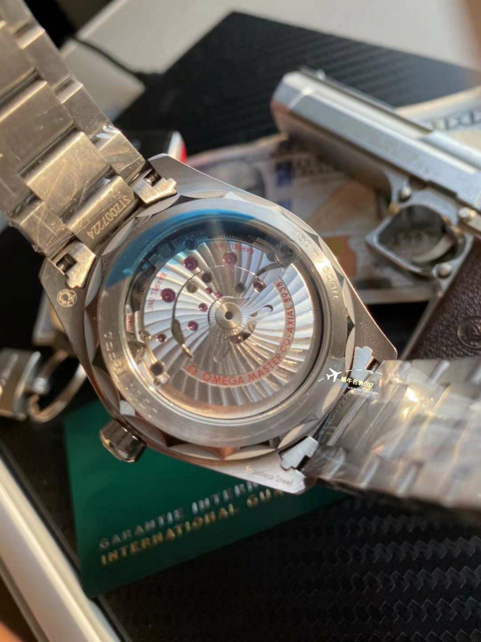 VS Factory OMEGA Seamaster 150世界时绿面盘 Perfect  Replica Watches 220.30.43.22.10.001 wrist watches  / M786
