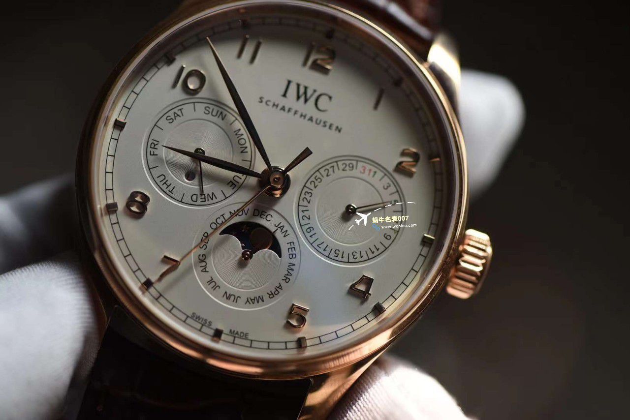 【 Video analysis 】TW IWC IWC 表葡萄牙万年历IW344203，IW344202 High quality  Replica Watches  / WG616