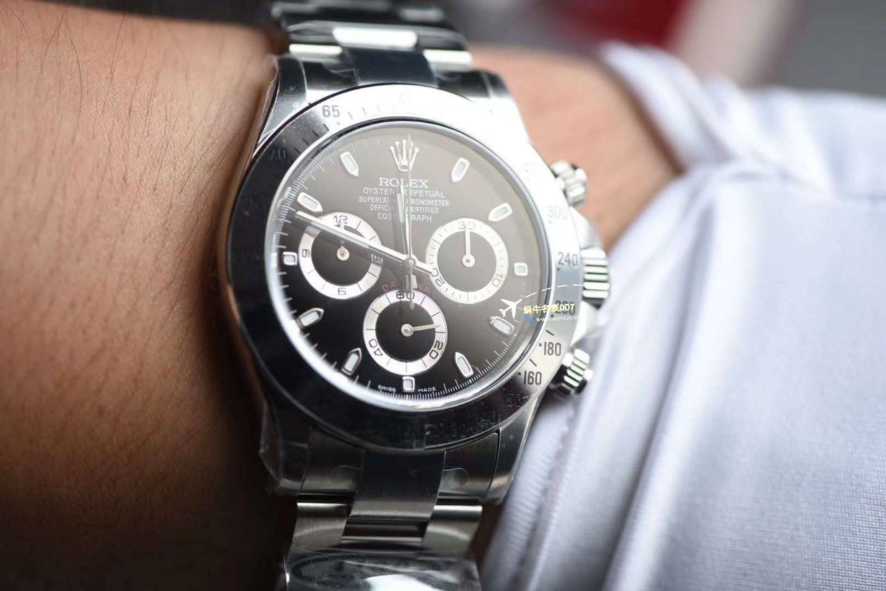 【 Video analysis 】clean Factory  Rolex  Ditongna 黑钢迪116520-78590 top  Replica Copy  Watches  / R799