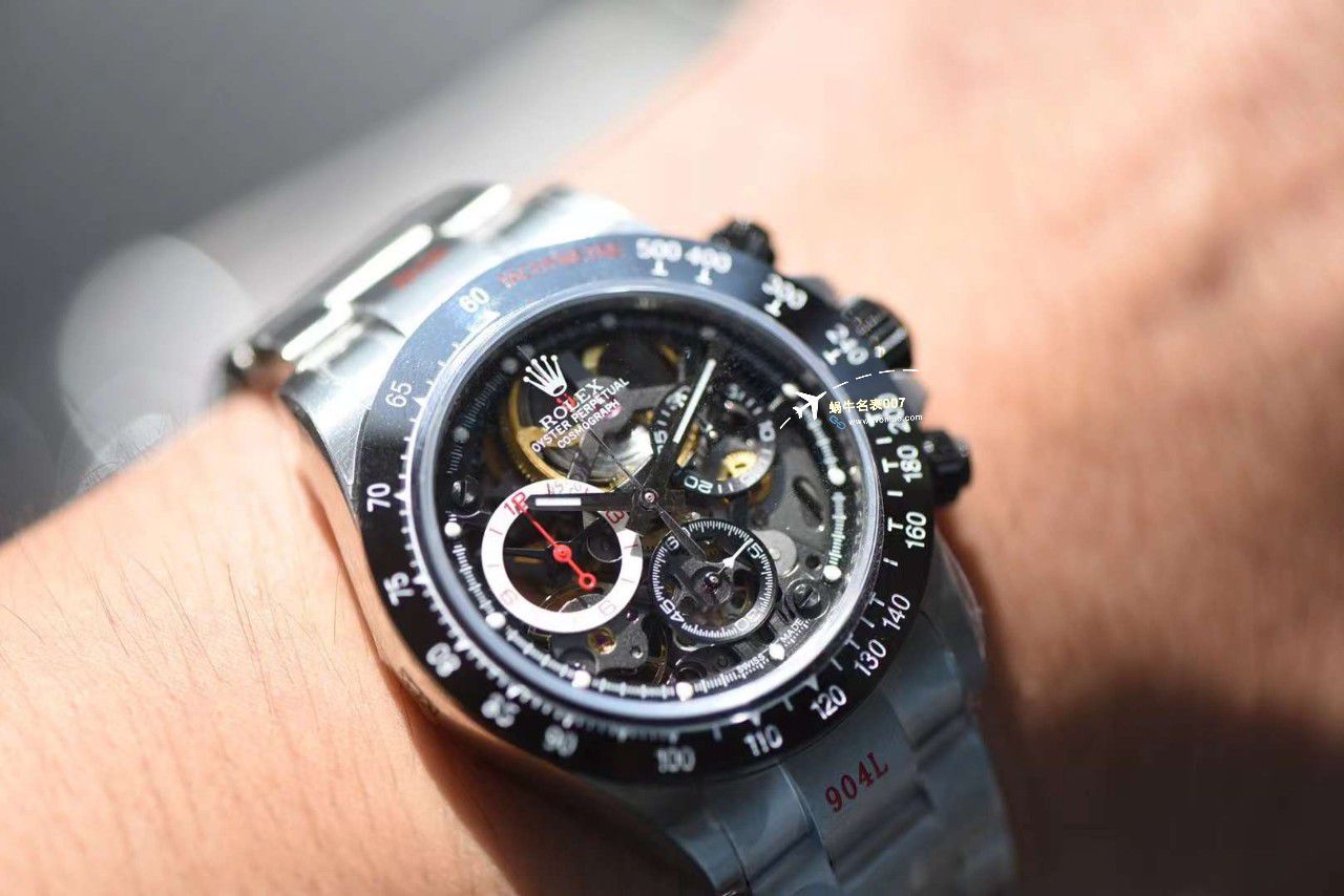 【 Video analysis 】 Rolex  Ditongna F1车手限定特别版镂空 copy customized  Watches  / R800