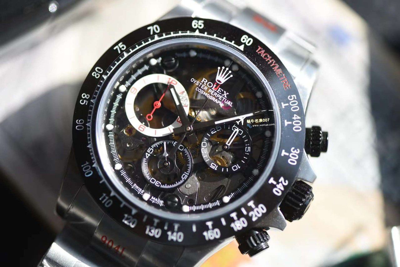 【 Video analysis 】 Rolex  Ditongna F1车手限定特别版镂空 copy customized  Watches  / R800