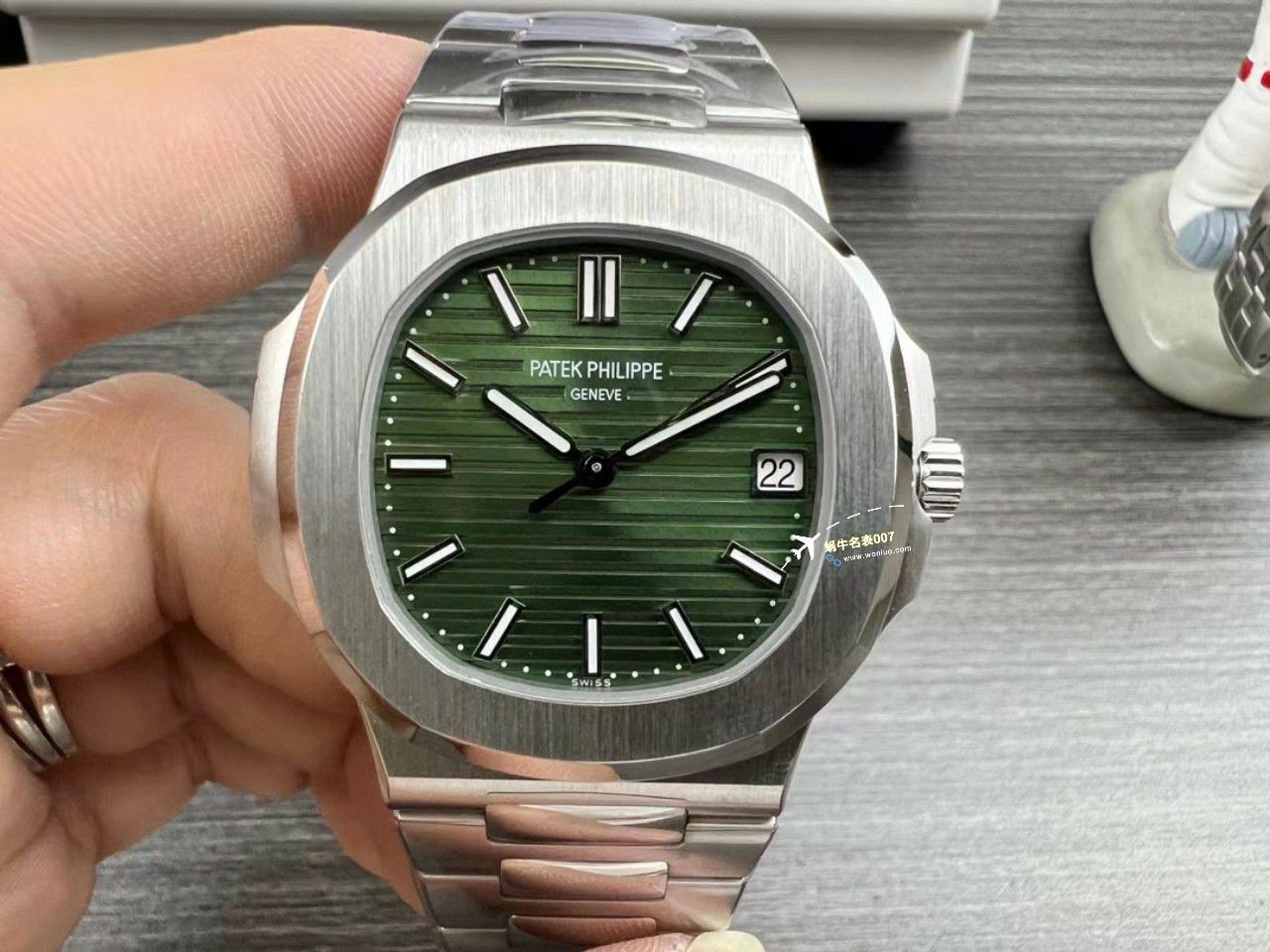 【 Video analysis 】3K一体机 PATEK PHILIPPE 绿色 Nautilus  Perfect  Replica  Replica 5711/1A-014 Watches  / BD386