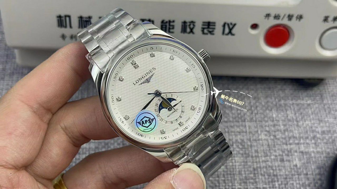 【 Video analysis APS Factory 】 Longines 名匠月相 Perfect  top  Replica Copy  Watches L2.909.4.78.6，L2.909.4.78.3，L2.909.4.77.6 / L179