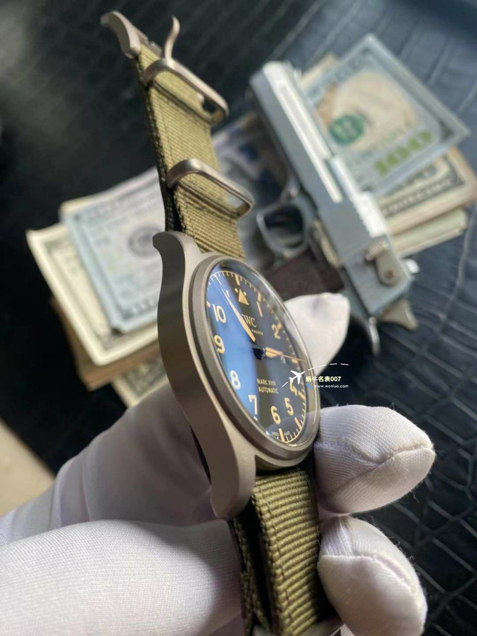 V7 Factory  IWC 飞行员 MARK XVII 钛壳 Perfect  High quality  Replica Watches IW327006 wrist watches  / WG607
