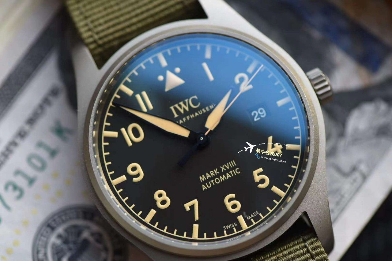 V7 Factory  IWC 飞行员 MARK XVII 钛壳 Perfect  High quality  Replica Watches IW327006 wrist watches  / WG607