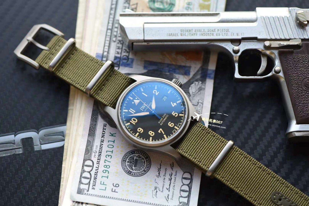 V7 Factory  IWC 飞行员 MARK XVII 钛壳 Perfect  High quality  Replica Watches IW327006 wrist watches  / WG607