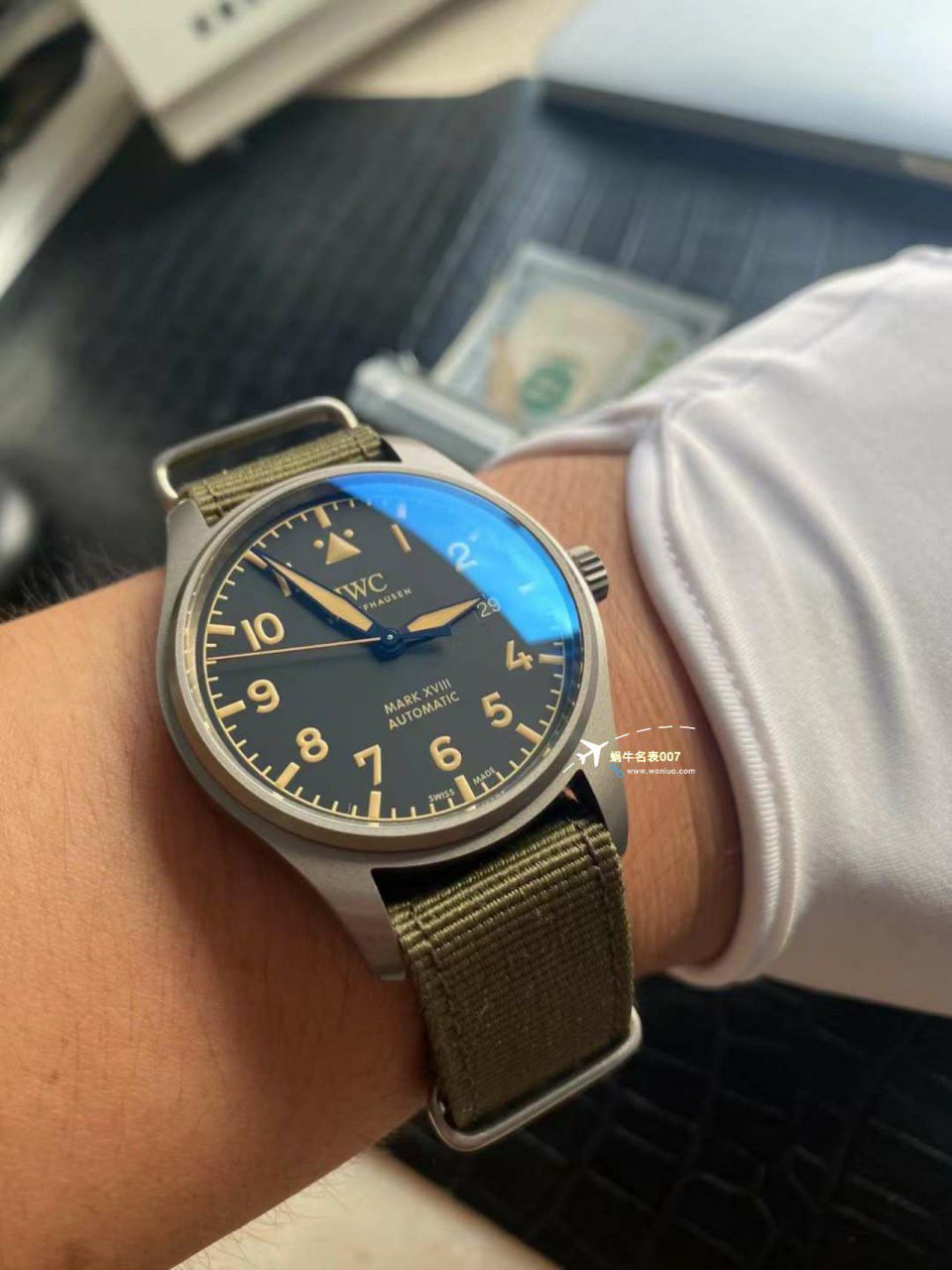 【 Video analysis 】V7 Factory  IWC 钛 MARK XVII IW327006 搭配nota watchband   High quality   Replica Watches  / WG619