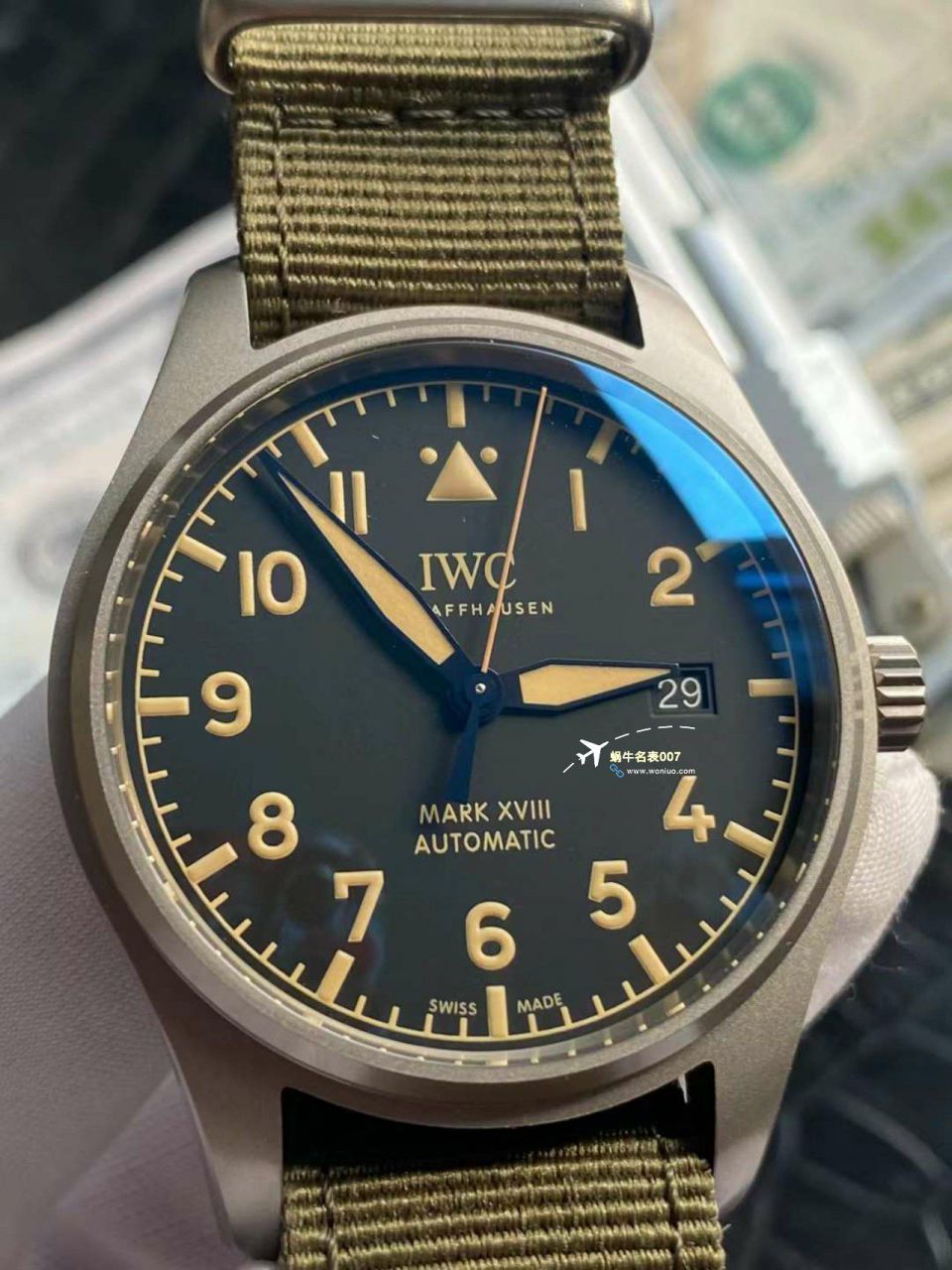 【 Video analysis 】V7 Factory  IWC 钛 MARK XVII IW327006 搭配nota watchband   High quality   Replica Watches  / WG619