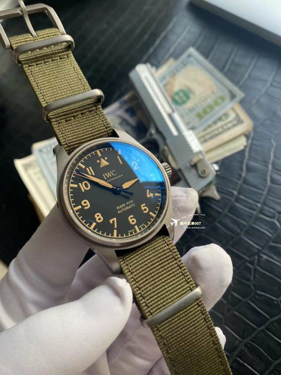 【 Video analysis 】V7 Factory  IWC 钛 MARK XVII IW327006 搭配nota watchband   High quality   Replica Watches  / WG619