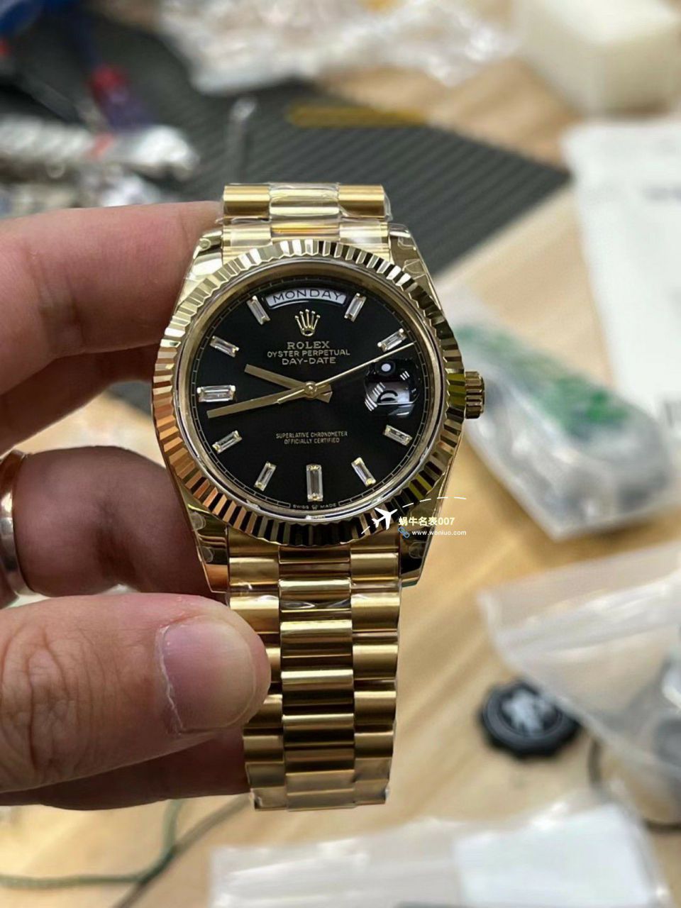 【 Video analysis 】GM Factory 黑冰糖 Adding weight 版 Rolex  Day-Date 型m228238-0004 Perfect  Replica Copy  Watches  / R806