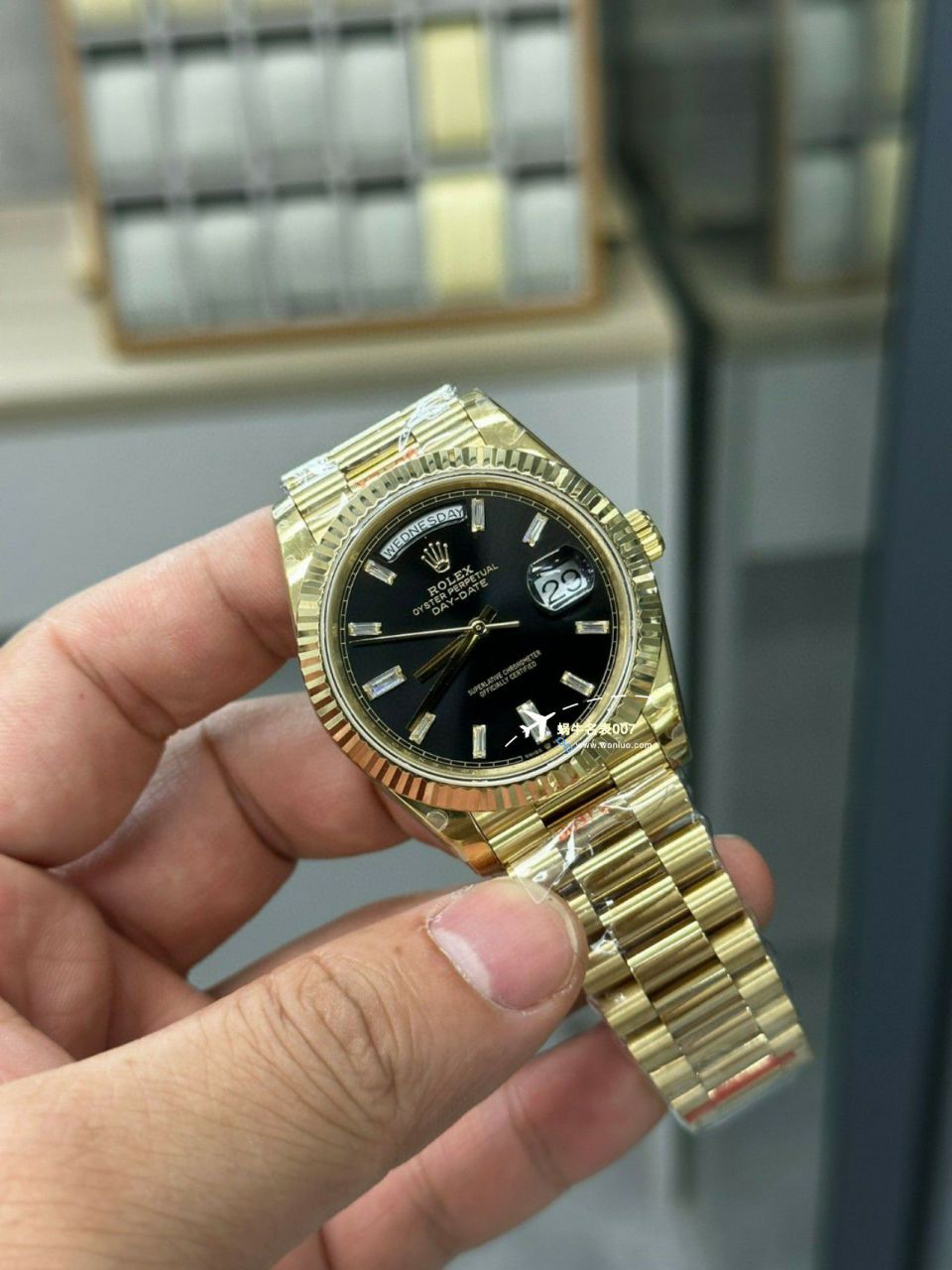【 Video analysis 】GM Factory 黑冰糖 Adding weight 版 Rolex  Day-Date 型m228238-0004 Perfect  Replica Copy  Watches  / R806