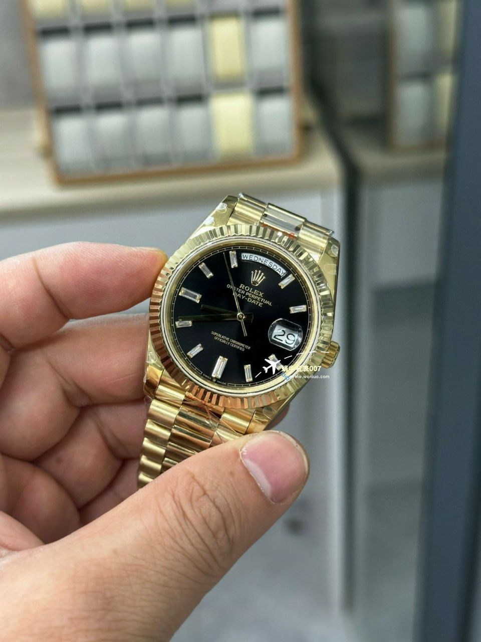 【 Video analysis 】GM Factory 黑冰糖 Adding weight 版 Rolex  Day-Date 型m228238-0004 Perfect  Replica Copy  Watches  / R806