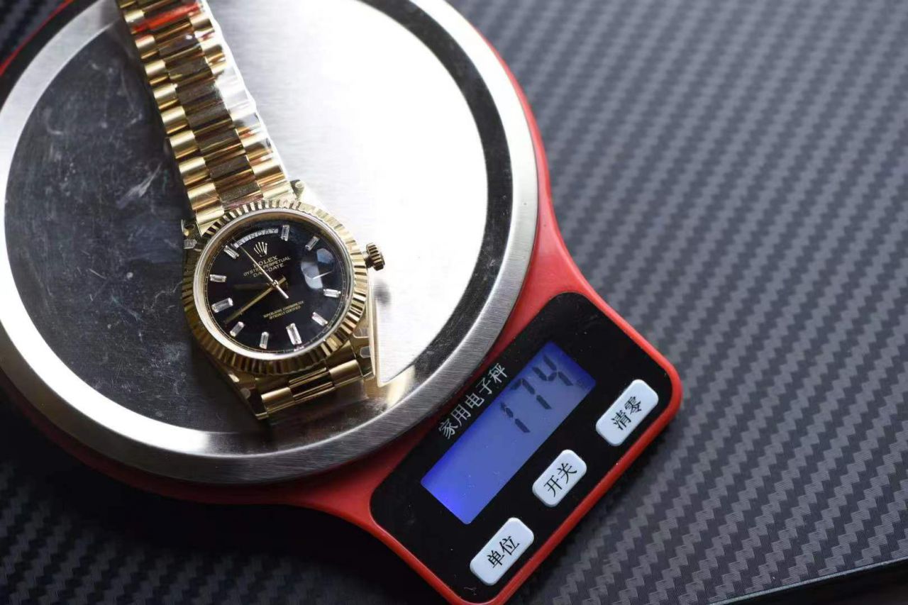 【 Video analysis 】GM Factory 黑冰糖 Adding weight 版 Rolex  Day-Date 型m228238-0004 Perfect  Replica Copy  Watches  / R806