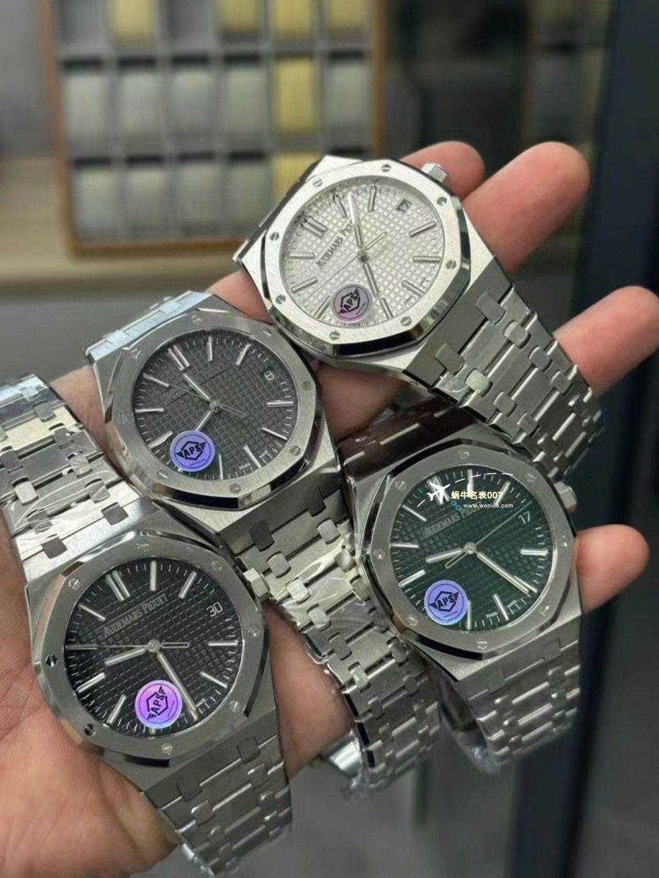 【 Video analysis 】APS Factory Audemars Piguet 皇家橡树50周年纪念15510ST.OO.1320ST.09，15510ST.OO.1320ST.08 Perfect  Replica Copy  Watches  / AP270